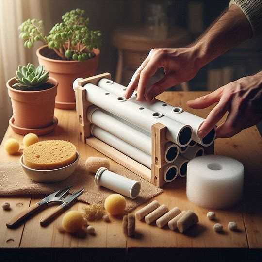 Marcelo com bandeja hidropônica montada